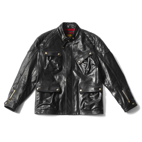 [인다이스 자켓] INDICE - Horse Hide MBrad Leather jacket (BLACK)