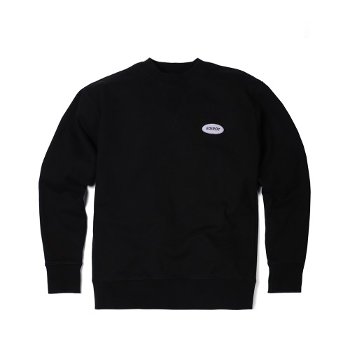 [에딜롯 라이덕 스웻셔츠] EDIROT - RIDUCK Sweat Shirts (BLACK)