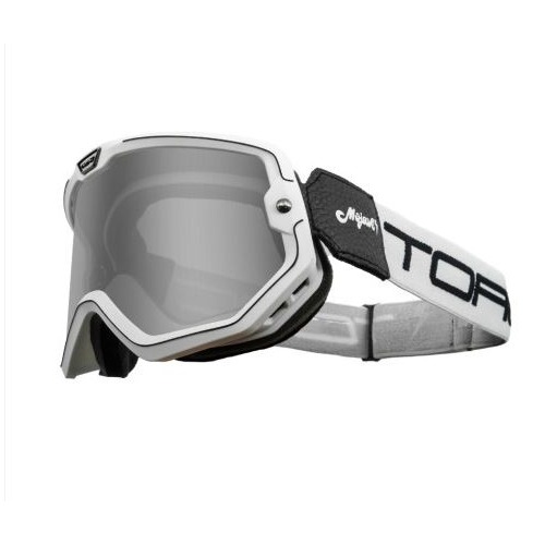 [토크 모하비 고글] TORC - Mojave classic retro goggle WHITE BLACK