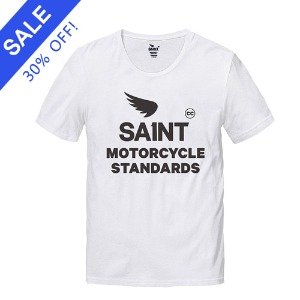 [세인트]SA1NT- MOTORCYCLE STANDARDS TEE WHITE