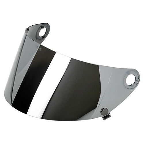 [빌트웰 그링고s 전용 쉴드] BILTWELL - Gringo S Flat Shield - Chrome Mirror
