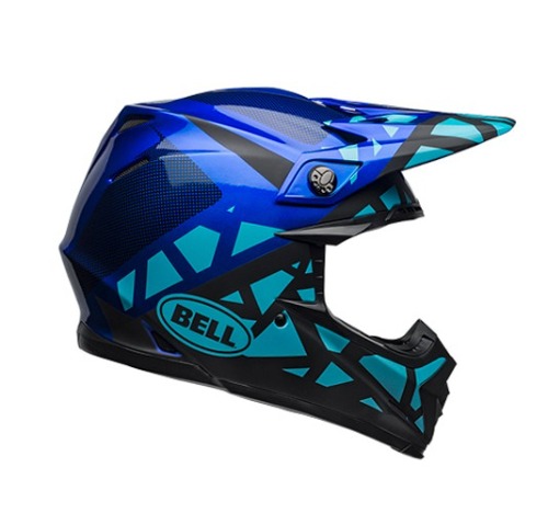 [벨 모토-9 헬멧] BELL - 모토-9 밉스 트레머 매트/글로스 블루/블랙