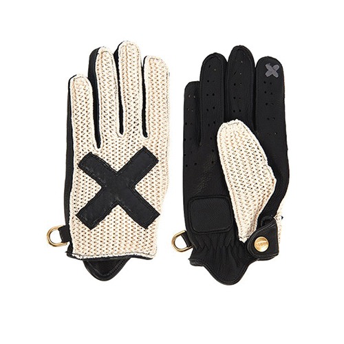 [인다이스 니트 글러브] INDICE - Summer Knit X WHITE &amp; BLACK COMBI Gloves X SMART TOUCH (DEER/KNIT/BLACK/WHITE)