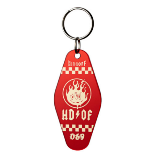 [하이드오프 키 홀더] HIDEOFF - Flame Logo Key Holder