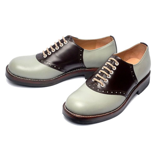 [루트원]ROUTE ONE-Saddle Shoes twotone - 02 / Grey x Brown