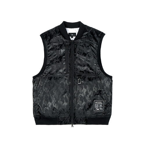 [아첼레란도 조끼] ACCELERANDO - BAAAM SKIN tech vest (black)