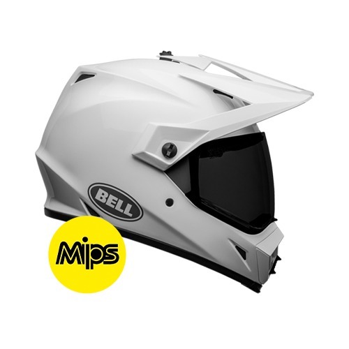 [벨 MX-9 헬멧] BELL - MX-9 ADVENTURE SOLID GLOSS WHITE MIPS