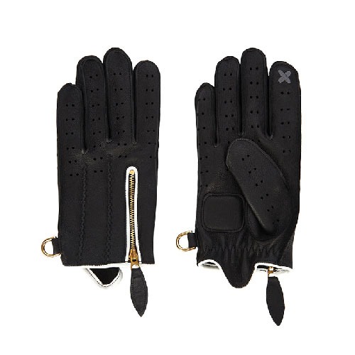 [인다이스 글러브] INDICE - Cheeky Zipper Gloves X SMART TOUCH (DEER/BLACK)