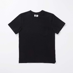 [인다이스 반팔셔츠] INDICE - Heavy Cotton T-shirt (Black)
