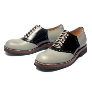 [루트원]ROUTE ONE-	Saddle Shoes twotone - 01 /Grey x Black