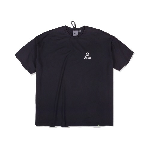 [글랙 티셔츠] GLACK - Logo Nylon T-Shirts (BLACK)