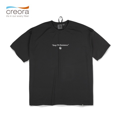 [글랙 티셔츠] GLACK - Slogan Nylon T-Shirts (DARK GRAY)