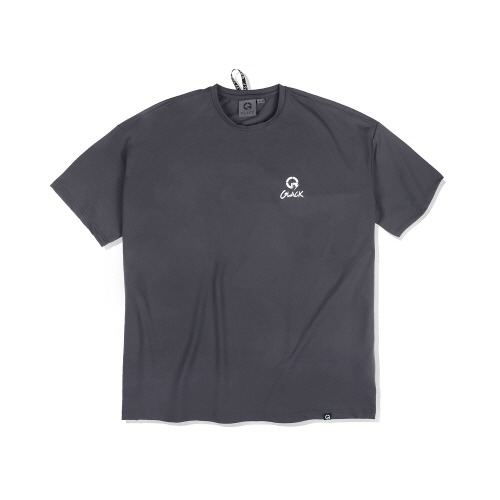 [글랙 티셔츠] GLACK - Logo Nylon T-Shirts (GRAY)