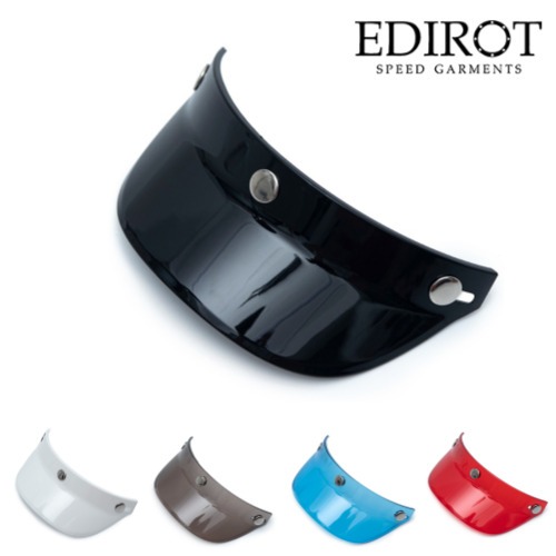 [에딜롯 클래식 미니 모토 바이져] EDIROT - Classic Mini-moto Visor (5color)