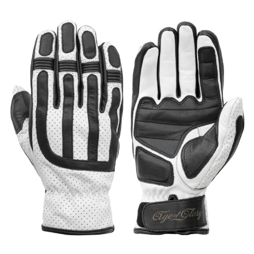 [에이지오브글로리] 빅토리 레더 글러브 - 화이트/블랙 / [Age Of Glory] Victory Leather CE Gloves - White/Black