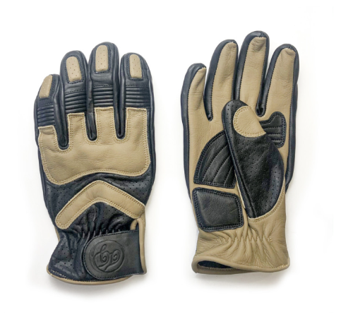 [에이지오브글로리] 히어로 레더 글러브 - 블랙/샌드 / [Age Of Glory] Hero Leather CE Gloves - Black/Sand