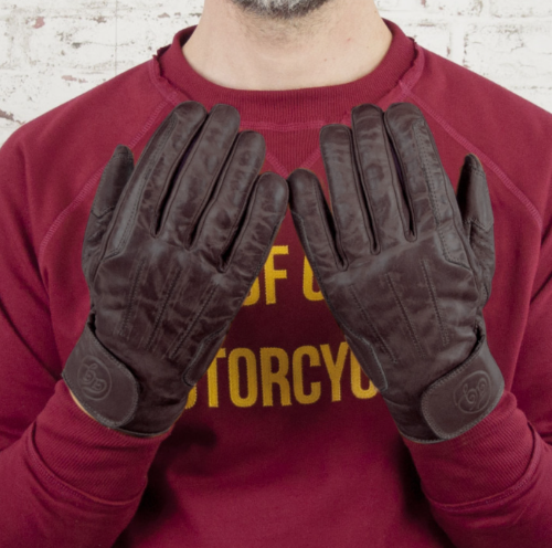 [에이지오브글로리] 로버 레더 글러브 왁스 브라운 / [AGE OF GLORY] Rover Leather CE Gloves Waxed Brown
