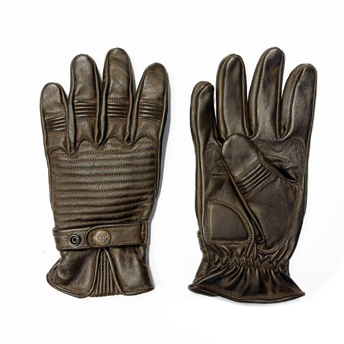 [에이지오브글로리] 게라지 레더 글러브 - 브라운 / [Age Of Glory] Garage Leather CE Gloves - Brown