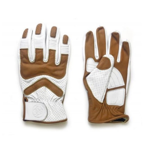 [에이지오브글로리] 히어로 레더 글러브 - 화이트/카멜 / [Age Of Glory] Hero Leather CE Gloves - White/Camel