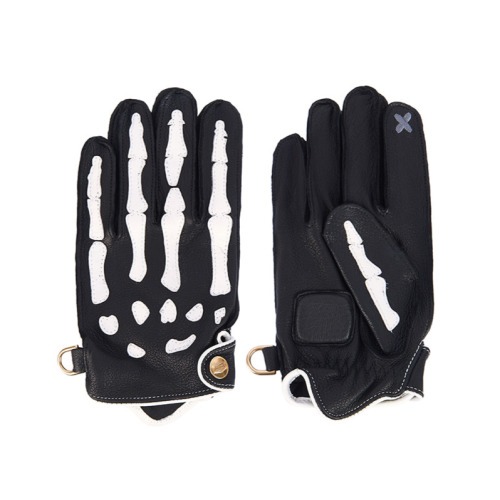 [인다이스 글러브] INDICE - SkullDeer Leather Gloves X SMART TOUCH Skull Edition(DEER/BLACK)