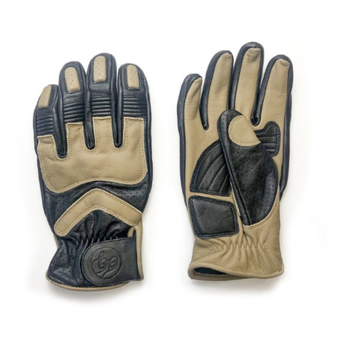 [에이지오브글로리] 히어로 레더 글러브 - 블랙/샌드 / [Age Of Glory] Hero Leather CE Gloves - Black/Sand