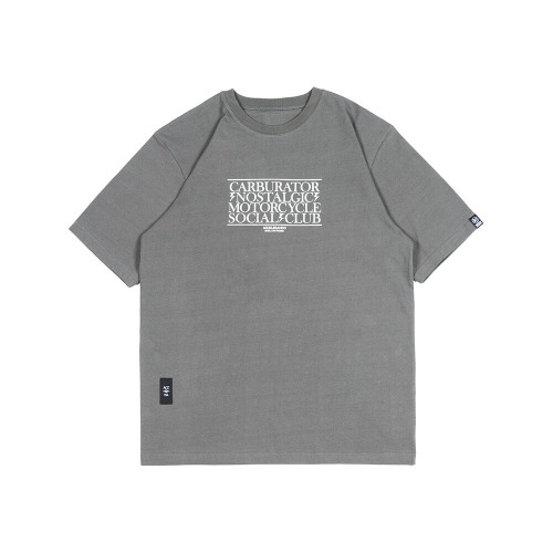 [아첼레란도 맨투맨] ACCELERANDO - TIMES overfit t-shirts (grey)