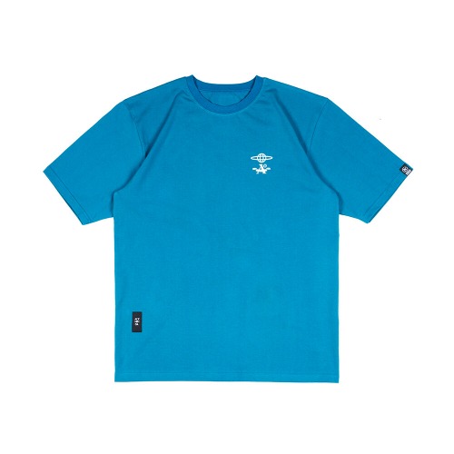 [아첼레란도 맨투맨] ACCELERANDO - OA MVS overfit t-shirts (ocean blue)