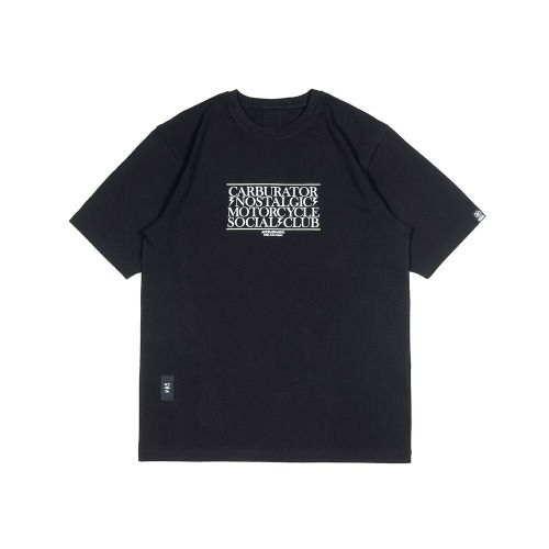 [아첼레란도 맨투맨] ACCELERANDO - TIMES overfit t-shirts (black)