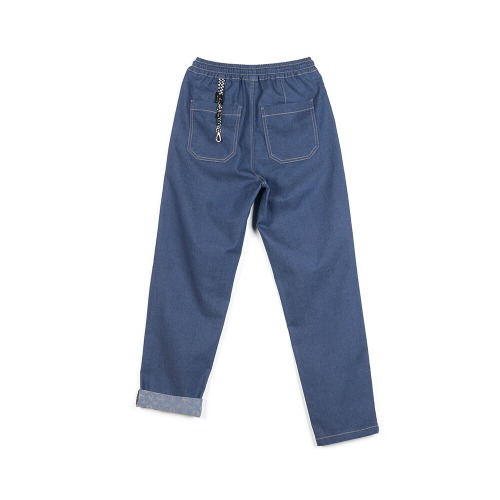[아첼레란도 바지] ACCELERANDO - E-BAND semi tapered jean (BLUE)