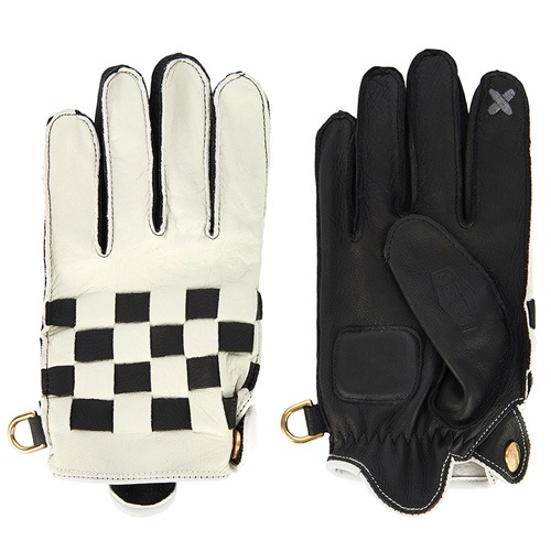 [인다이스 글러브] INDICE - Intre Checkered Deer Leather Gloves X SMART TOUCH (DEER/BLACK)